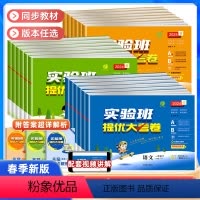 3本★语文+数学+英语[人教版] 三年级下 [正版]2024新版实验班提优大考卷一二三四五六年级下册小学生语文数学英语全