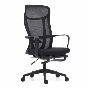 易企采 午休办公椅可平躺职员度带脚踏躺坐两用椅子电脑椅升降转椅网椅