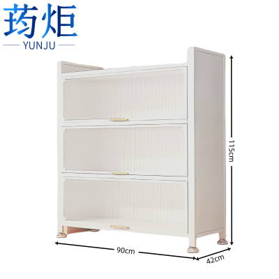 荺炬书架4层3门个