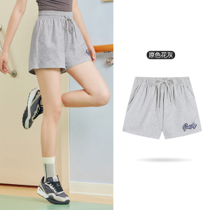 361°运动短裤女夏季新款宽松亲肤透气针织短裤女休闲百搭运动短裤女