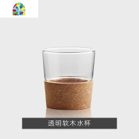 家用北欧冷水壶玻璃凉水杯套装新款创意透明大号泡茶壶防爆可高温 FENGHOU 磨砂软木水杯烧水壶