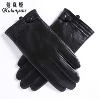 蔻岚娅男式绵羊皮触屏手套1817