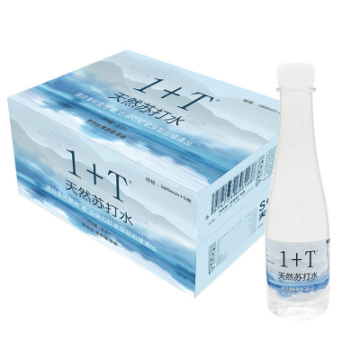1+T天然苏打水380ml*15瓶/箱