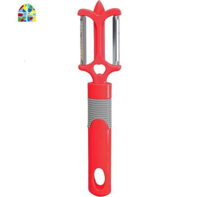 不锈钢削皮刀多功能刮皮器家用厨房蔬菜瓜果刨刀刨丝土豆削皮 FENGHOU 红色削皮器