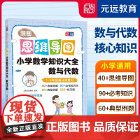 漫画思维导图 小学数学知识大全 数与代数 1-6年级高分预复习 几何与统计 综合与实践 小学生数学知识点总结 小升初总复