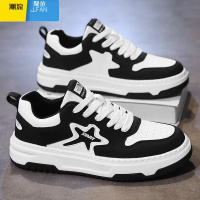 聚范国潮男鞋夏季2024新款休闲板鞋小众软底工作百搭星星潮鞋