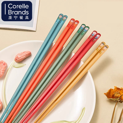 康宁炫丽(六角)合金筷子22.5cm