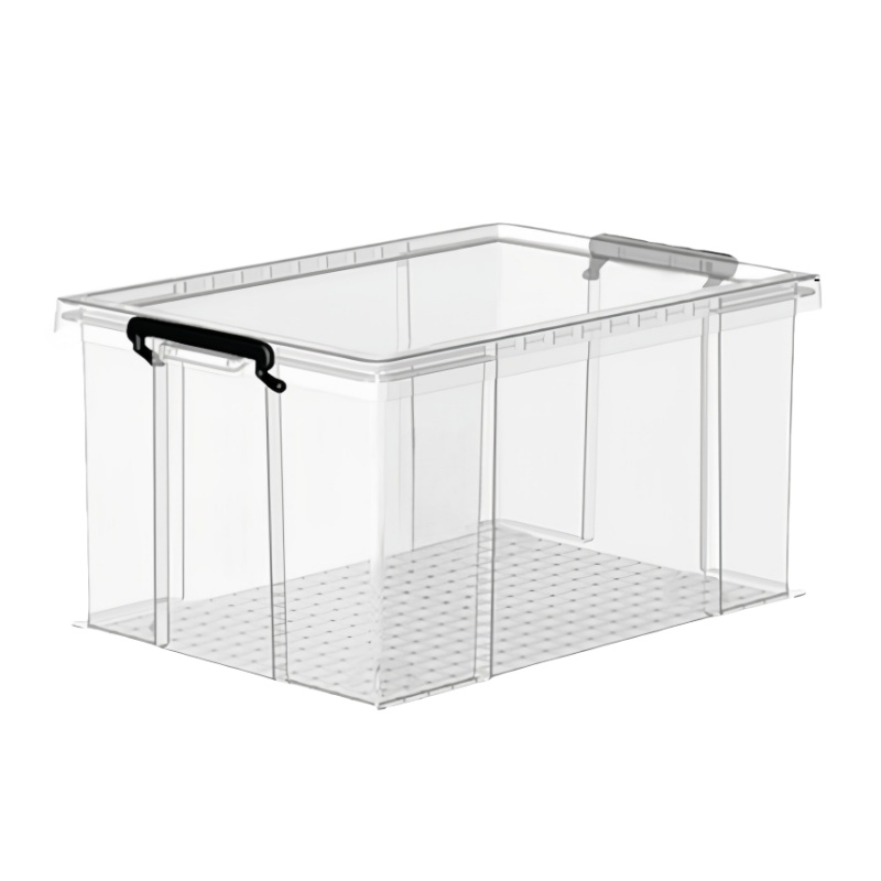 铁洋 透明直角抗压收纳箱 80L(65*43*34.7cm) 个