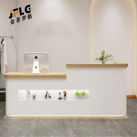 金菲罗格小型接待吧台简约轻奢烤漆前台