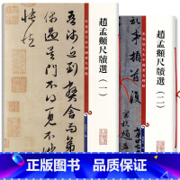 [正版]全两本赵孟頫尺牍选彩色放大本中国碑帖 赵孟頫书 繁体旁注毛笔字帖孙宝文编上海辞书出版社