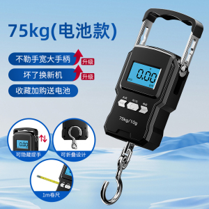 精准迷你手提电子秤50kg便携式高精度家用快递称挂钩称小型手拿秤