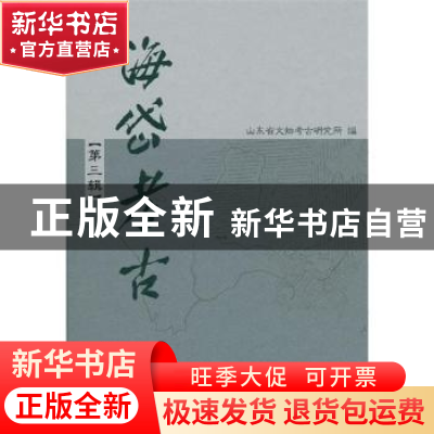正版 海岱考古:第三辑 孙波主编 科学出版社 9787030278708 书籍