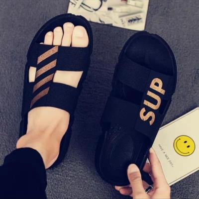 新款夏季男士拖鞋潮个性网红外穿人字凉拖鞋韩版潮流室外凉鞋莎丞