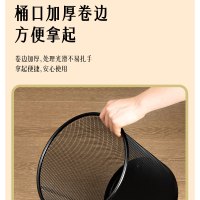 得力中号金属网状垃圾桶