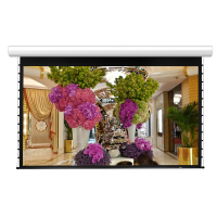 经科JK电动遥控拉线投影幕布N4-FI/1t玻纤拉绳幕灰幕120寸4:3