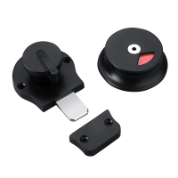 红鲸鱼 隔断五金配件门锁(黑色)1个