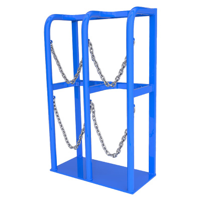 臻远ZY-J31氧气瓶固定架氮气罐氩气存放架 80L双瓶架