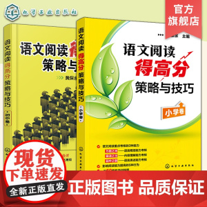 2册 语文阅读得高分策略与技巧小学卷 初中卷 语文同步拓展阅读 中小学语文阅读基础知识手册 语文阅读教辅中小学阅读理解答