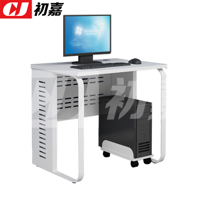 初嘉(CJ)钢架电脑桌培训桌机房电脑桌学习桌课桌 单人位K款