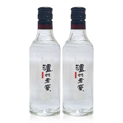 泸州老窖 黑盖二曲 42度125ml*2瓶 浓香型白酒