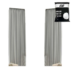 植巾 CL180 宽1m*高2.7m 双面麻遮光 窗帘 1.00 米/个(计价单位:个)灰色