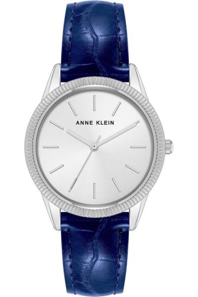 Anne Klein手表女防刮擦石英圆形表盘36毫米矿物玻璃商务休闲