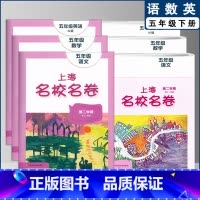 五下 语数英全3本 小学通用 [正版]2022上海名校名卷一二年级上三四五年级上册下册语文数学英语12345第一二学期沪