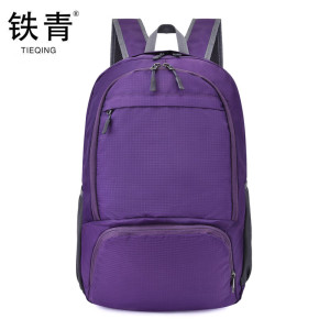 铁青折叠双肩包B61 个