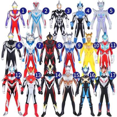 硅胶玩具软儿童小号软胶奥特曼变形泰罗塞罗大号人偶怪兽橡胶玩具豪华全套13个奥特曼+礼品