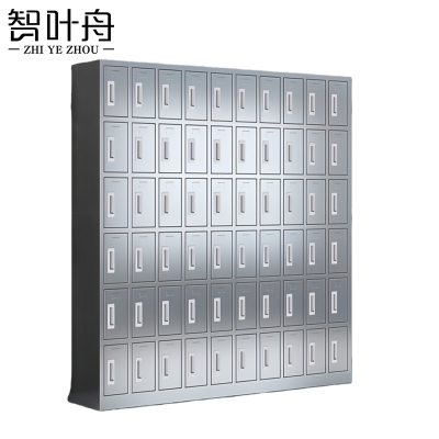 智叶舟水杯储物柜60格1500*250*1600mm台