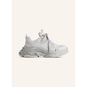 巴黎世家(Balenciaga)女款跑步鞋织物合成耐穿羊皮条拼接减震厚底