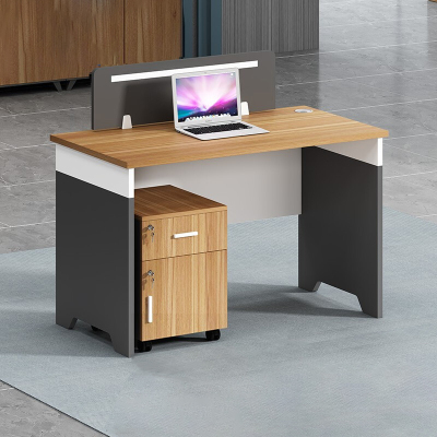 绵冠MIANGUAN屏风办公桌椅组合职员工位现代简约隔断卡座财务桌电脑桌