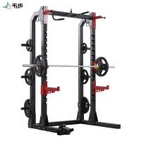 韦步健身房专业悍马框式深蹲卧推架商用一体自由杠铃龙门架家用多功能