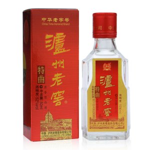 泸州老窖特曲小酒52度50ml 浓香型白酒 2018-2019年