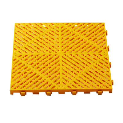 先围 洗车房地格栅防潮垫板 黄色厚20mm 片