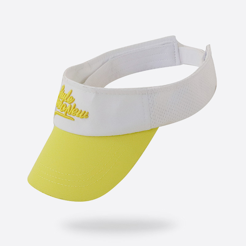 儿童防嗮夏季空顶帽户外运动遮阳帽字母刺绣男女中大童太阳帽子