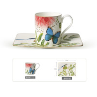 唯宝(Villeroy&Boch) 亚马逊骨瓷描金咖啡一杯一碟
