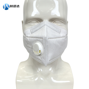 耐适达 KN95耳挂式带阀折叠防尘口罩 803V/只