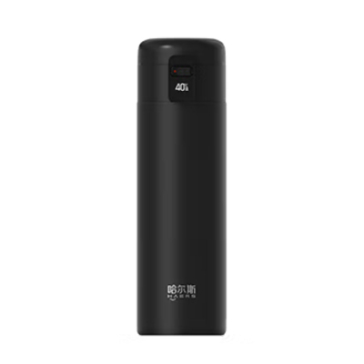 华为智选 哈尔斯智能保温杯弹盖款(升级版) 曜石黑 HDM-450-16 316L不锈钢水杯 温度显示