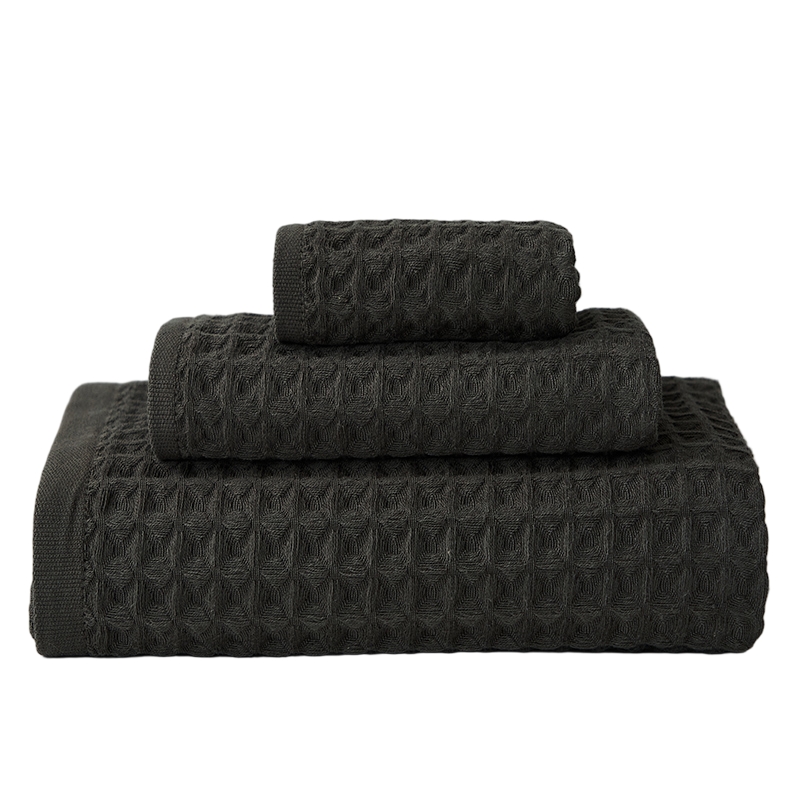 伊伊爱 蜂巢格浴巾