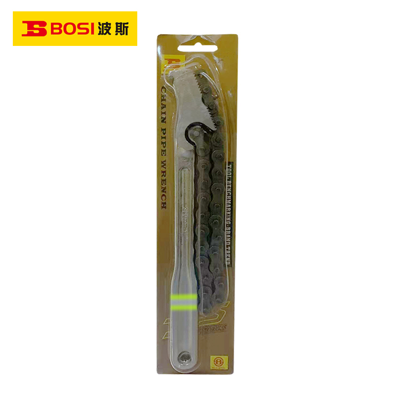 波斯(BOSI) 荧光系列链条扳手 12寸 把