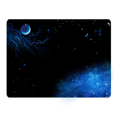 吉选（GESOBYTE)S400鼠标垫橡胶布面大号星空游戏鼠标垫办公鼠标垫
