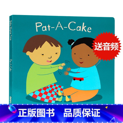 [正版]进口英文原版 Pat A Cake经典儿歌童谣韵文纸板书 低幼儿童英语早教启蒙 亲子互动读物 Child's
