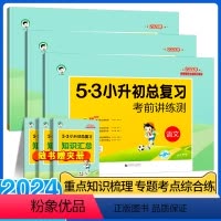 [24版-3本]语文+数学+英语 小学升初中 [正版]2024新53小升初总复习真题卷语文数学英语六年级下册5.3五三必