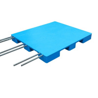 宁储 塑料托盘 平板九脚托盘 140*120*14cm+6钢 张