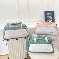 新款旅行包干湿分离大容量健身包防泼水时尚瑜伽包便携斜挎双肩包