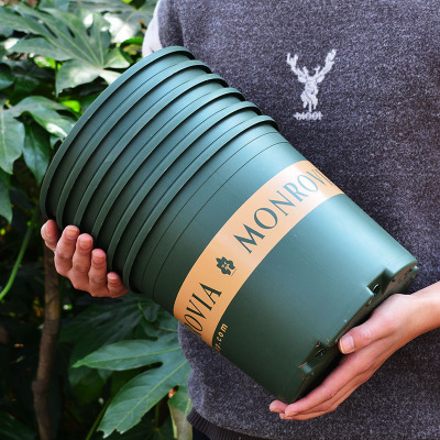 加厚加仑盆阳台塑料花盆家用树脂大号月季绿萝花盆特价清仓