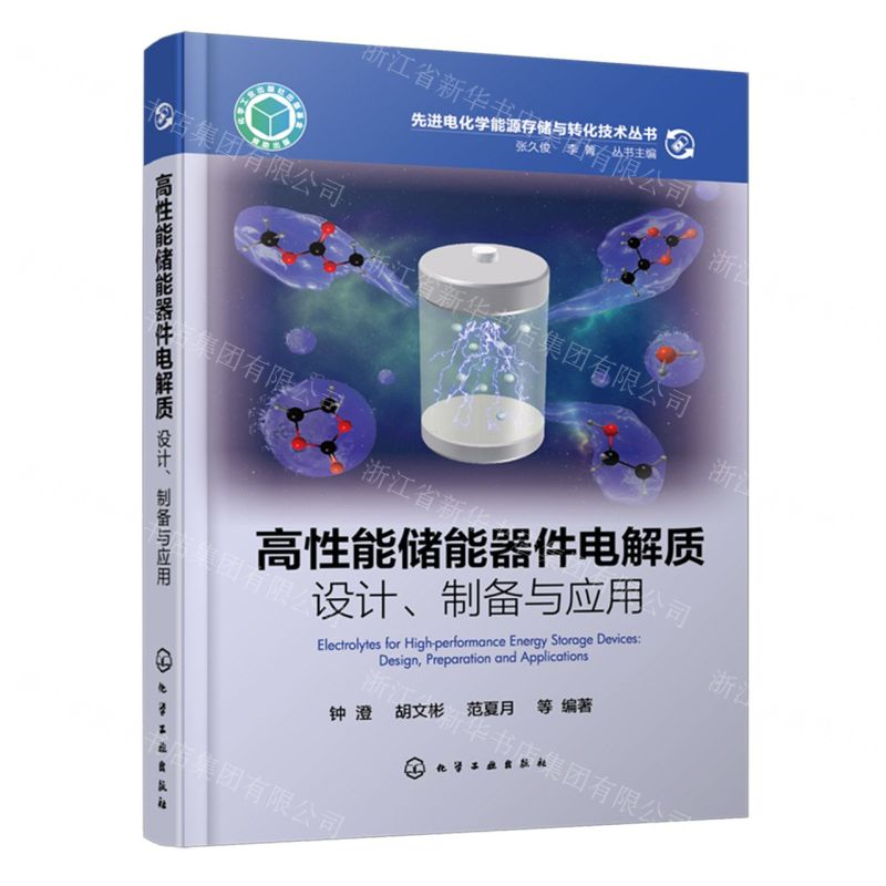 [N]高性能储能器件电解质(设计制备与应用)(精)/先进电化学能源存储与转化技术丛书-9787122442659