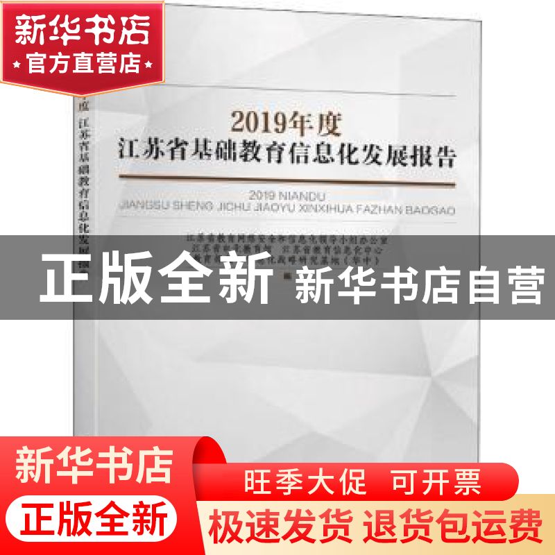正版 2019年度江苏省基础教育信息化发展报告 江苏省教育网络安全