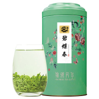 源御露 碧螺春绿茶当年新茶茶叶一级散装明前春茶云雾嫩芽浓香型礼罐装 龙芳华大浅绿